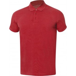 Polo marškinėliai ZIDYN raudoni, 100% medvilnė