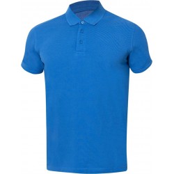 Polo marškinėliai ZIDYN šviesiai mėlyni, 100% medvilnė