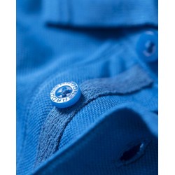 Polo marškinėliai ZIDYN šviesiai mėlyni, 100% medvilnė