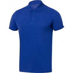 Polo marškinėliai ZIDYN mėlyni, 100% medvilnė