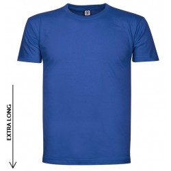 Prailginti marškinėliai LIMA mėlyni, 100% medvilnė