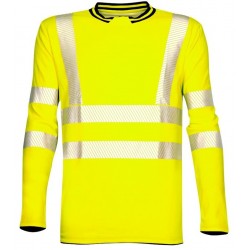Signaliniai marškinėliai ilgomis rankovėmis SIGNAL geltoni