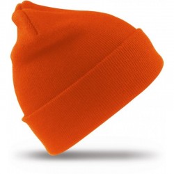 Megzta žieminė kepurė oranžinė