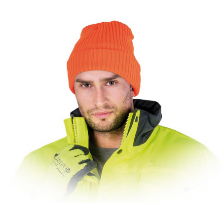 Šilta megzta kepurė Thinsulate oranžinė